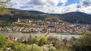 Blick über den Neckar auf Heidelberg