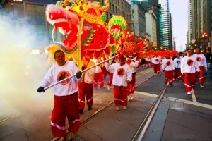 Chinesische Neujahresparade in San Francisco